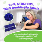 Happy Hoodie® Dog Calming Band 2 Pack - Purple, Small + Large
