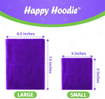 Happy Hoodie® Dog Calming Band 2 Pack - Purple, Small + Large