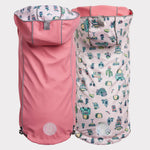 GF Pet Reversible Waterproof Dog Raincoat with Hood