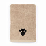 Everplush Microfiber Pet Towel - Brown, Large 40 x 28 in